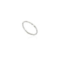 925 Sterling Silver Minimalist Hammered Skinny Knuckle Stacking Rings