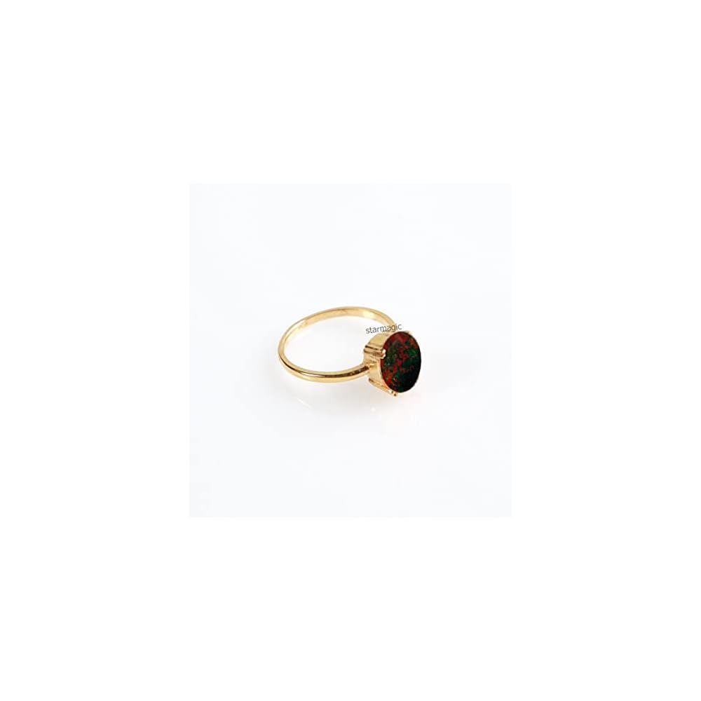 Lover gift ring Vintage Red Bloodstone Engagement Ring- Yellow Gold Signet Ring- Anniversary Gifts For Men- Unisex Ring- Father’s Day Gifts- Flat Gemstone
