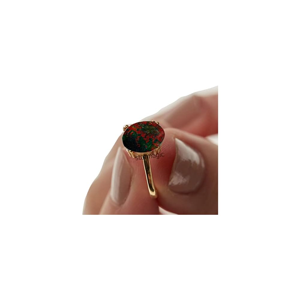 Lover gift ring Vintage Red Bloodstone Engagement Ring- Yellow Gold Signet Ring- Anniversary Gifts For Men- Unisex Ring- Father’s Day Gifts- Flat Gemstone