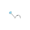 OUFER 925 Sterling Silver Small Nose Rings, 20G Nose Studs, Nostril Nose Piercing Jewelry, Screw Nose Rings For Women Men, Hypoallergenic Nose Rings Studs with Tiny CZ Diamond