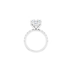 1CT-12CT Oval Moissanite Engagement Ring | Wedding/Bridal Ring Set | Solitaire Halo Style, Solid Sterling Silver Vintage Bridal Rings Gift for Her
