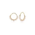 Handmade Crystals Earrings for Women 14K Gold-Plated Wire Wrapped Healing Tumbled Stone Eardrop Earrings Boho Natural Raw Amethyst Earrings Healing Crystals Earrings