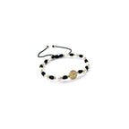 Cultured Freshwater Pearl Bracelet With St Benedict Medal on Adjustable Red String for Women
