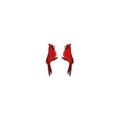 Northern cardinal handmade stud bird earrings for women stainless steel post