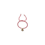Handwoven Red Thread with Saint Michael Archangel Medal and Cultured Fresh Water Pearl - Catholic Protection Bracelet Adjustable Size for Women