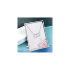 Sterling Silver Interlocking Hearts Necklace for Women, Wife, Girlfriend - Mother Daughter Intertwined Hearts Necklace, Granddaughter Christmas Gift