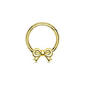 OUFER 316L Surgical Steel Bow Septum Rings, 16G Septum Piercing Jewelry