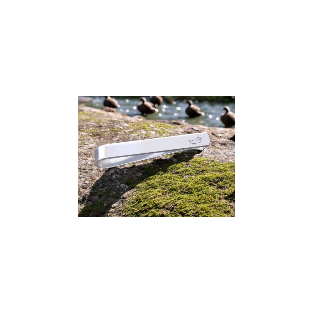 Duck Hunting Tie Clip for Wedding Day Made of Aluminum Brass Copper