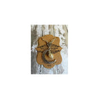 Silver Crescent Moon with Glow In The Dark Caged Essence Steampunk Cosplay Costume Pendant Necklace