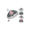 PJM Mementos Made in USA Customized Class Rings 925 Sterling Silver Personalized Women's Men's Class Ring 2026 2027 2028 Custom Graduation Ring High School Graduation