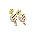 Sports Earrings for Women, 18K Gold Plated Stud Earring Set Jewelry Gifts