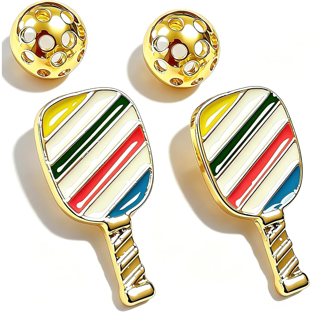 Sports Earrings for Women, 18K Gold Plated Stud Earring Set Jewelry Gifts
